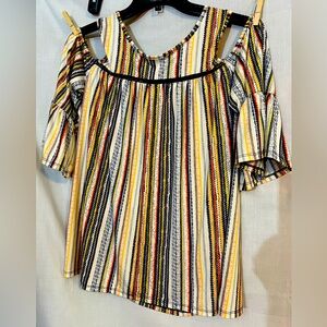 Robert Louis On/Off Shoulder Plus Size Blouse